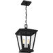 Joffrey 2 Light 11 inch Matte Black Mini Pendant Ceiling Light, Small