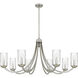 Allard 8 Light 45 inch Brushed Nickel Chandelier Ceiling Light