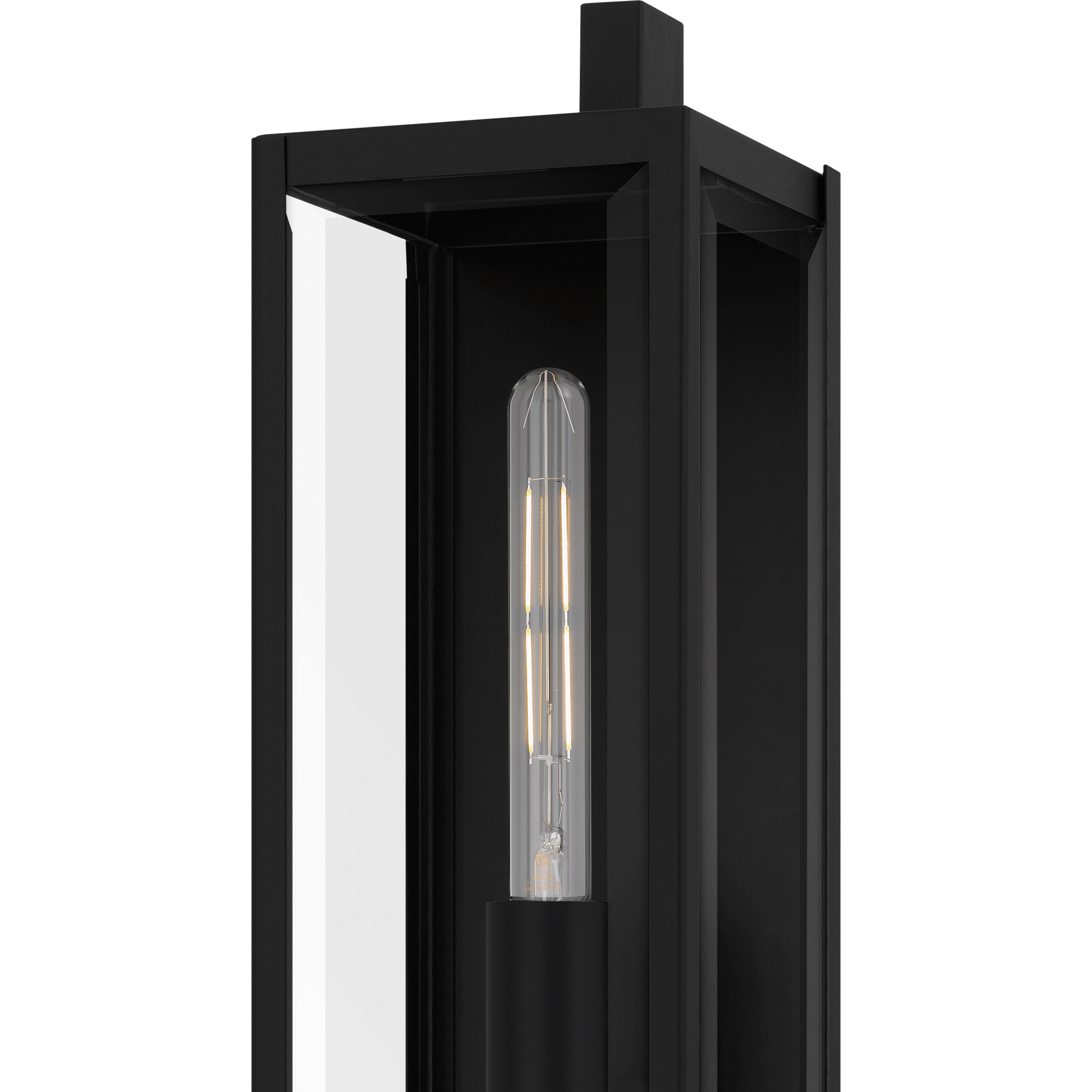 Dale 2 Light 32 inch Matte Black Outdoor Wall Lantern, Extra Large