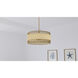 Kate 5 Light 24 inch Brushed Gold Pendant Ceiling Light, Large