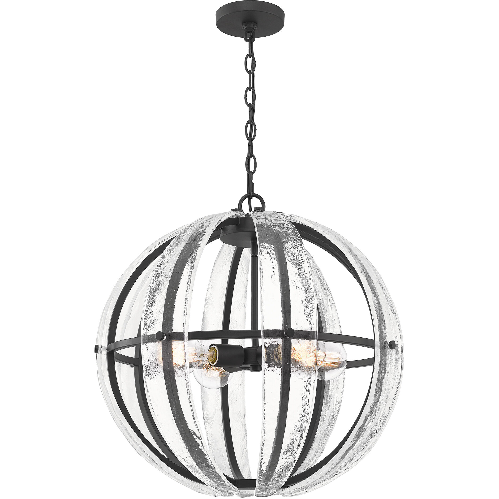Dre 4 Light 22 inch Matte Black Pendant Ceiling Light