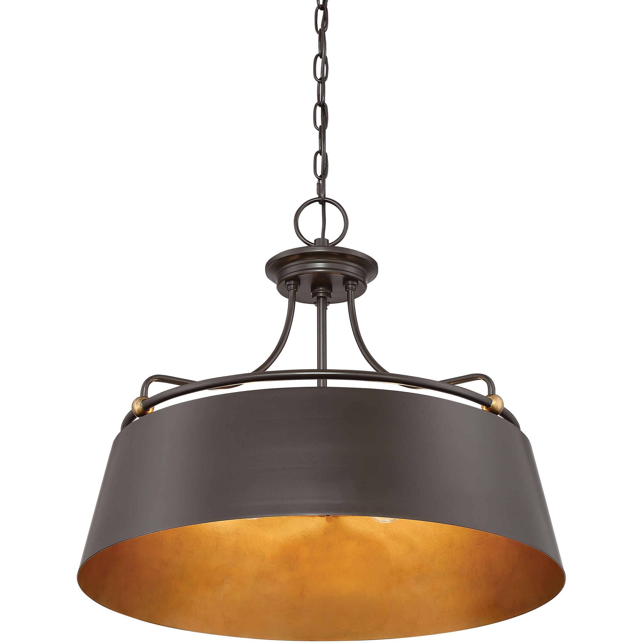 Fairview 4 Light 24 inch Western Bronze Pendant Ceiling Light