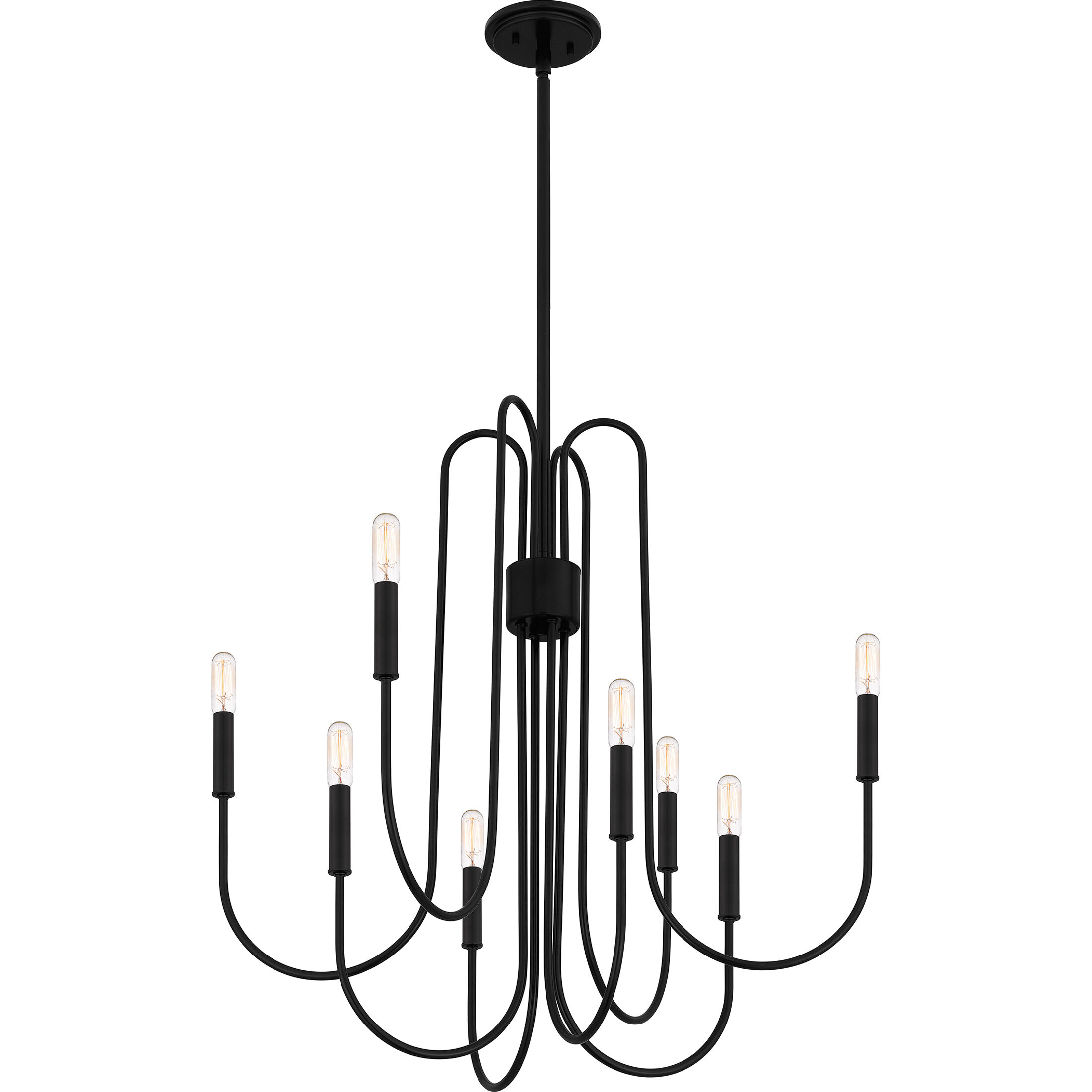 8 light black chandelier 2025