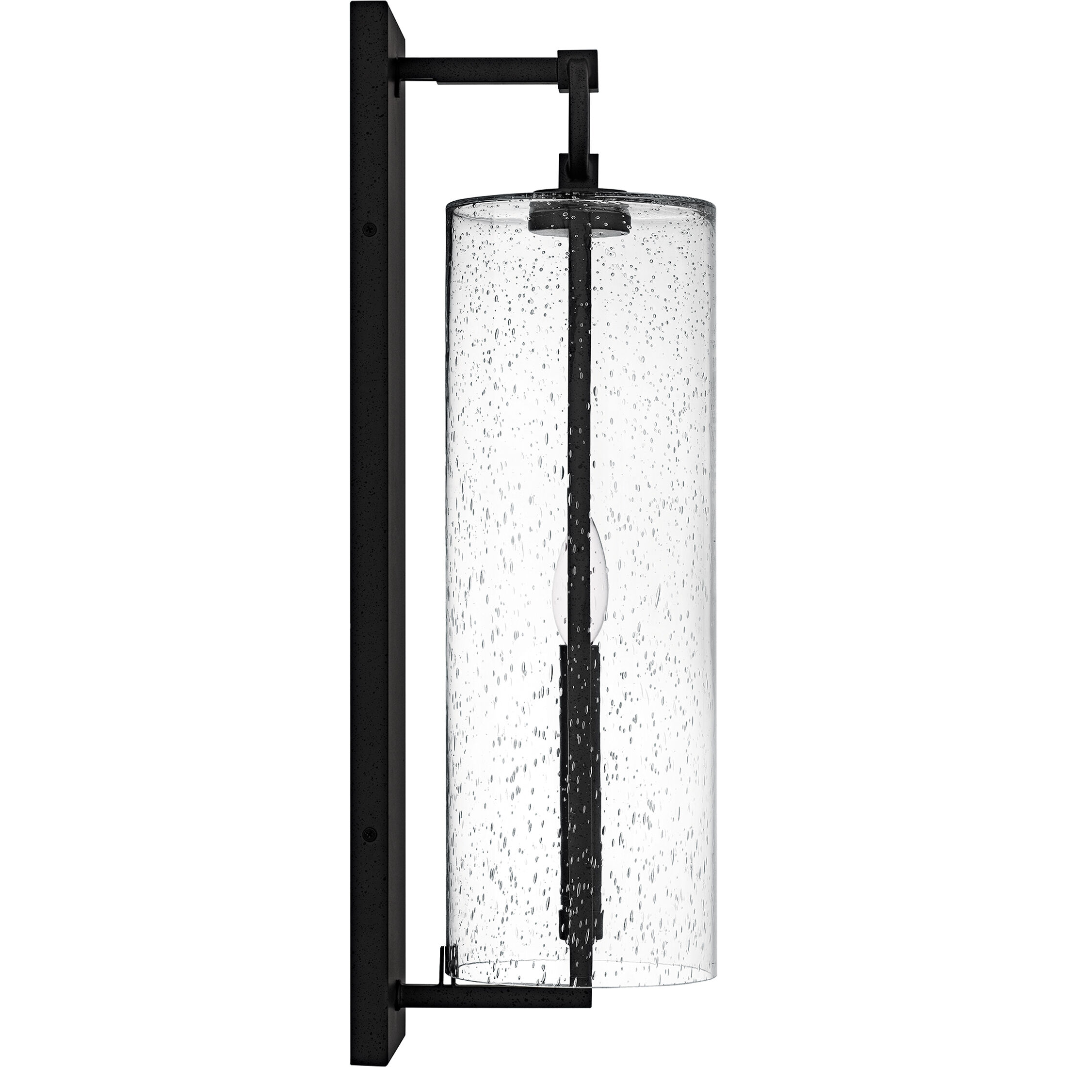 Redan 1 Light 22.25 inch Stone Black Outdoor Wall Lantern, Large