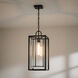 Jayce 1 Light 9 inch Matte Black Outdoor Hanging Lantern