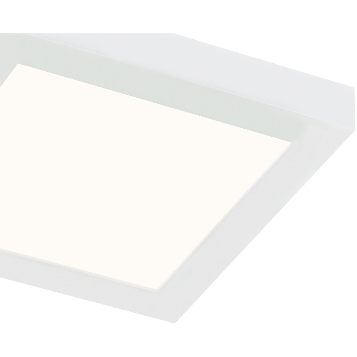 Quoizel OST1608W Outskirts LED 8 inch White Lustre Flush Mount