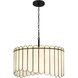 Annabelle 4 Light 24 inch Matte Black Pendant Ceiling Light