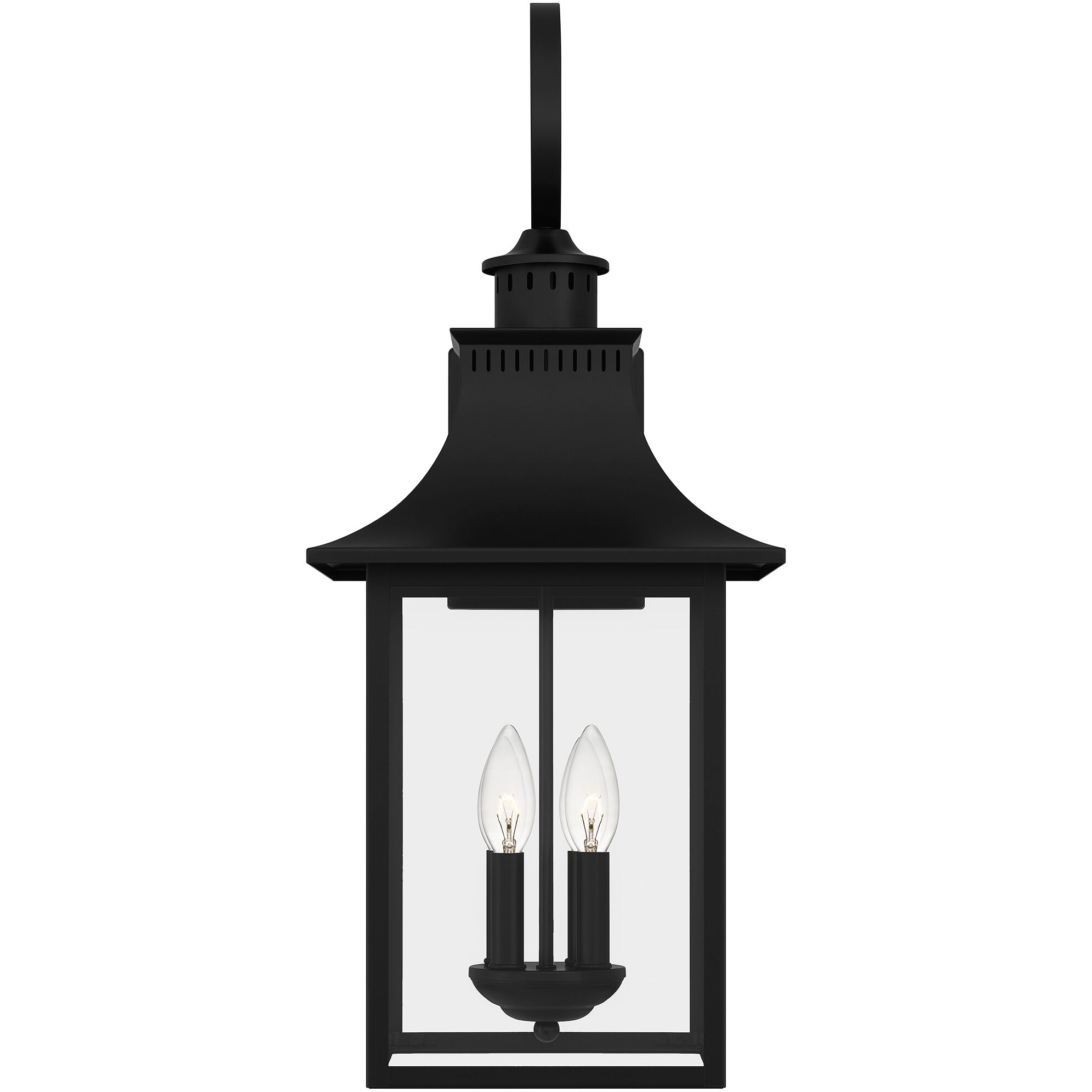 HKMGT 2-Layer Black Dusk to Dawn Outdoor Hardwired Wall