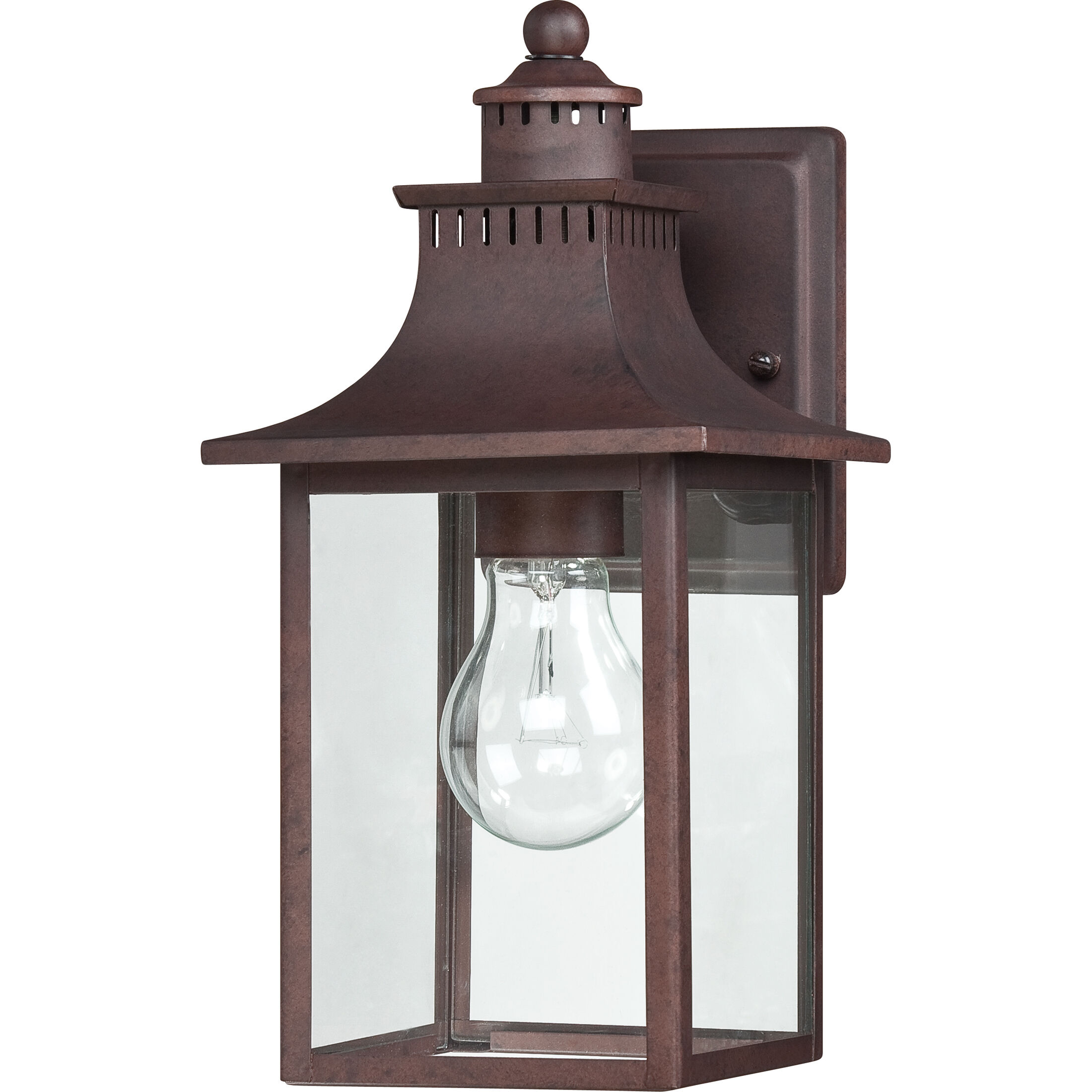 Chancellor 1 Light 12 inch Copper Bronze Outdoor Wall Lantern