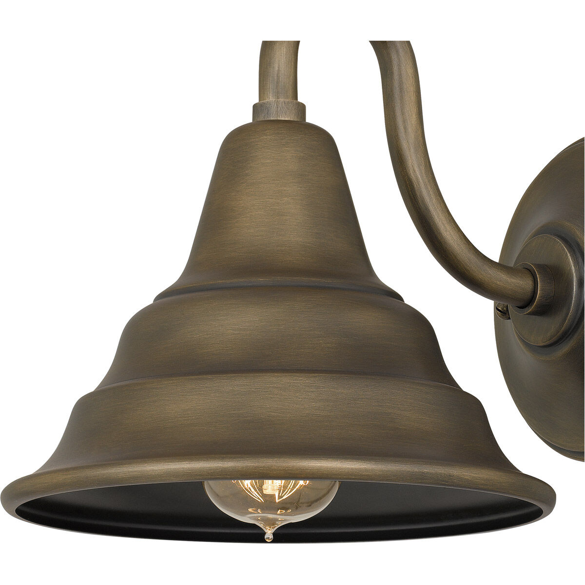 Carmel 1 Light 9 inch Statuary Bronze Outdoor Wall Lantern, Medium