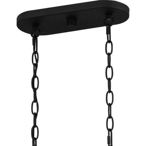 Fortress 6 Light 39 inch Earth Black Island Light Ceiling Light