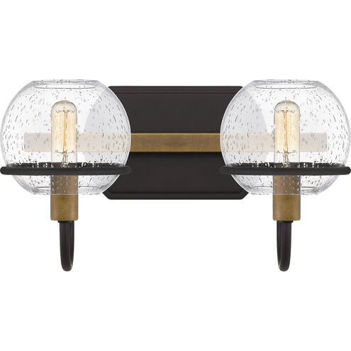Phoenix 2 Light 14 inch Western Bronze Bath Light Wall Light, Medium