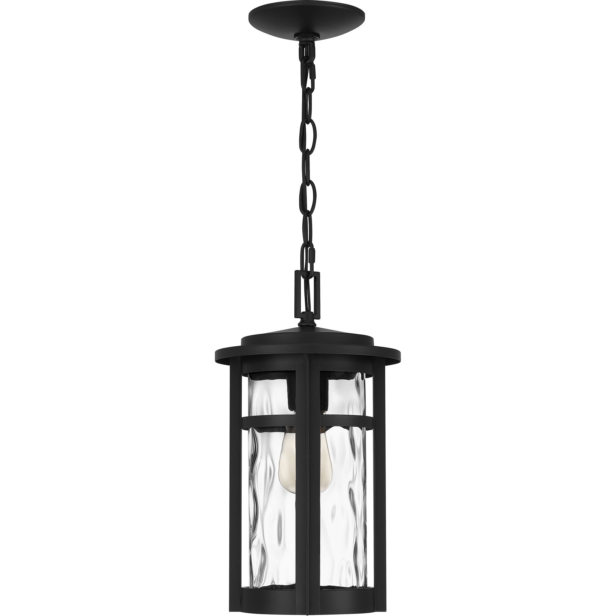 Uma 1 Light 8 inch Matte Black Mini Pendant Ceiling Light, Small