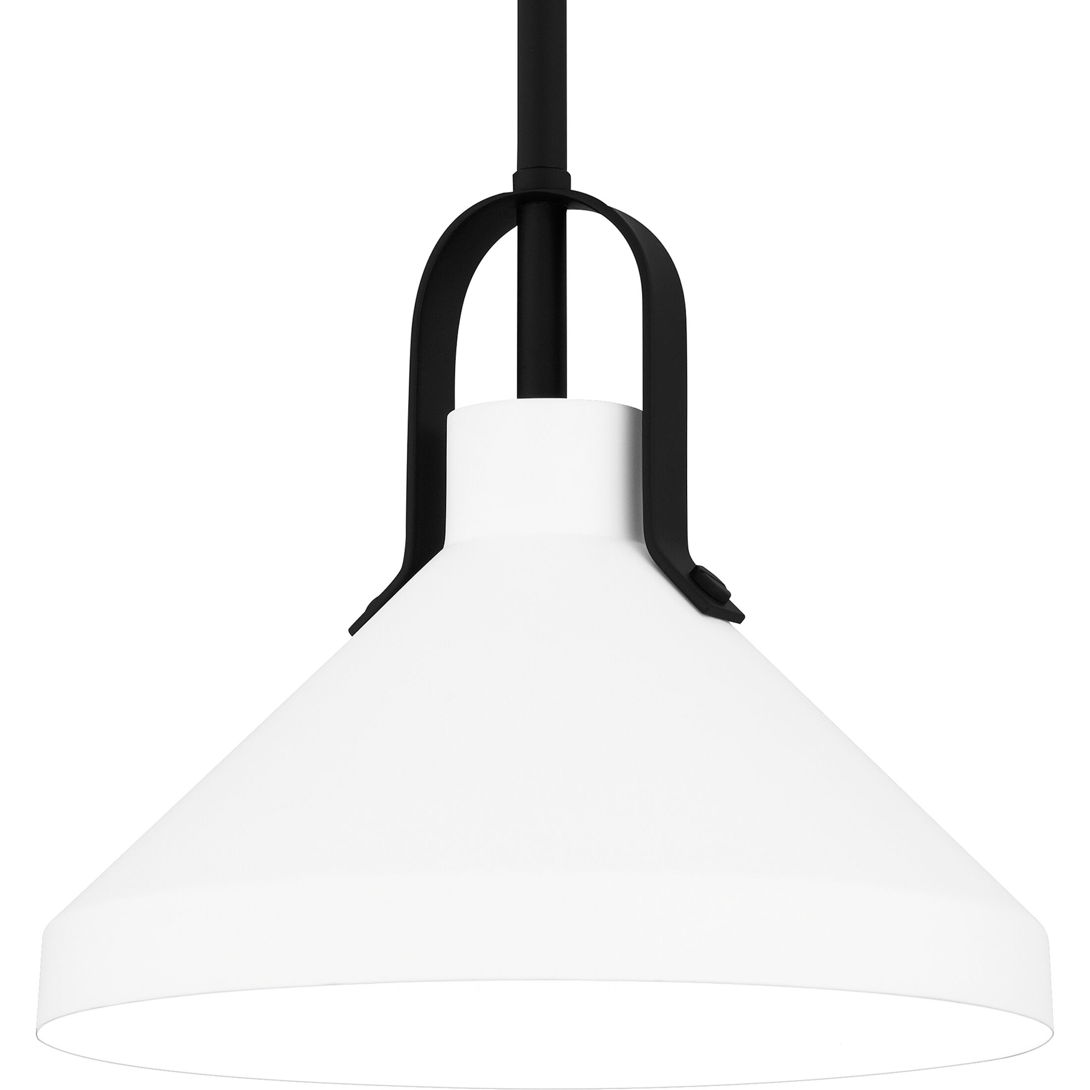 Brink 1 Light 10 inch Matte Black Mini Pendant Ceiling Light