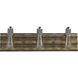 Spinnaker 3 Light 23 inch Statuary Bronze Bath Light Wall Light