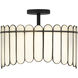 Annabelle 3 Light 16.25 inch Matte Black Pendant Ceiling Light