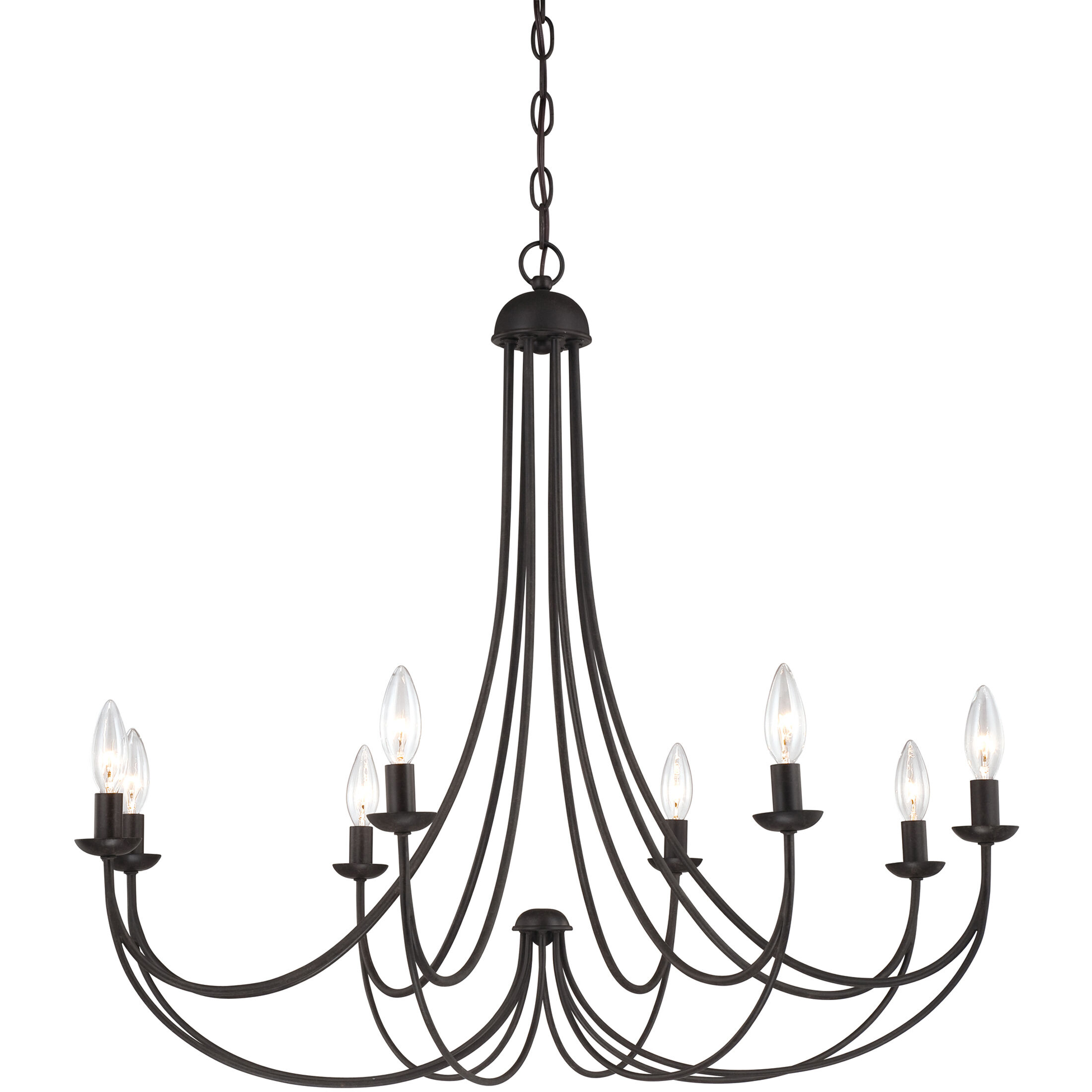 Mirren 8 Light 32 inch Imperial Bronze Chandelier Ceiling Light
