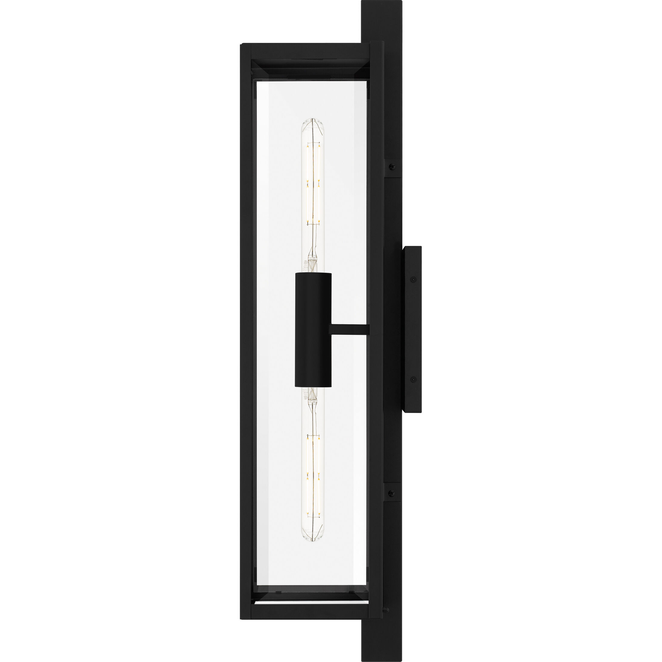 Dale 2 Light 32 inch Matte Black Outdoor Wall Lantern, Extra Large