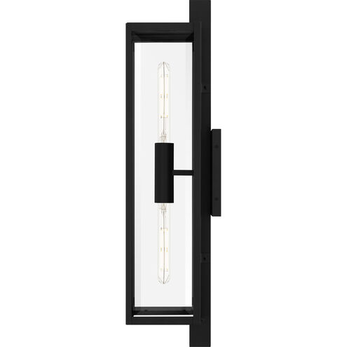 Dale 2 Light 32 inch Matte Black Outdoor Wall Lantern, Extra Large