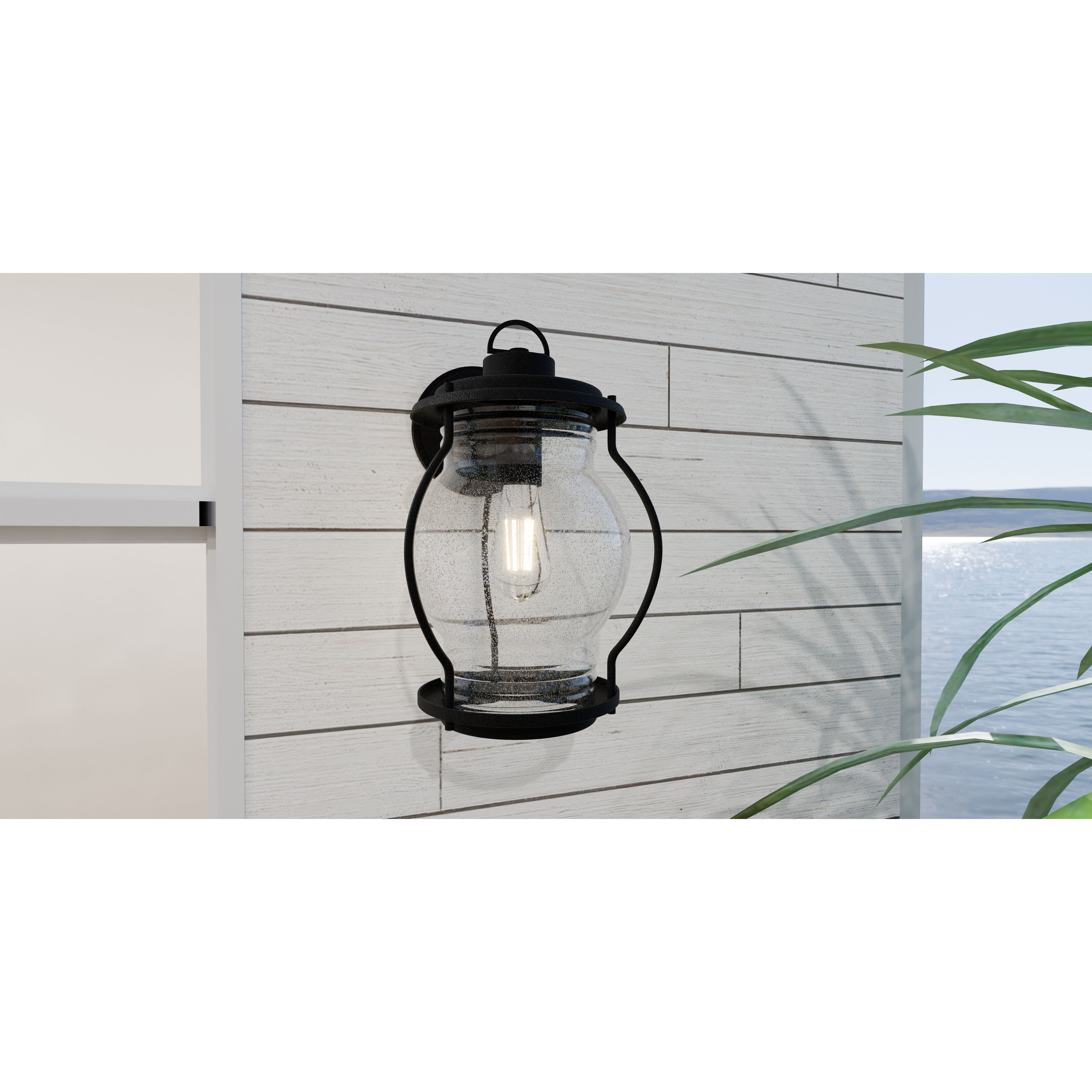 Luther Outdoor Wall Lantern, Large