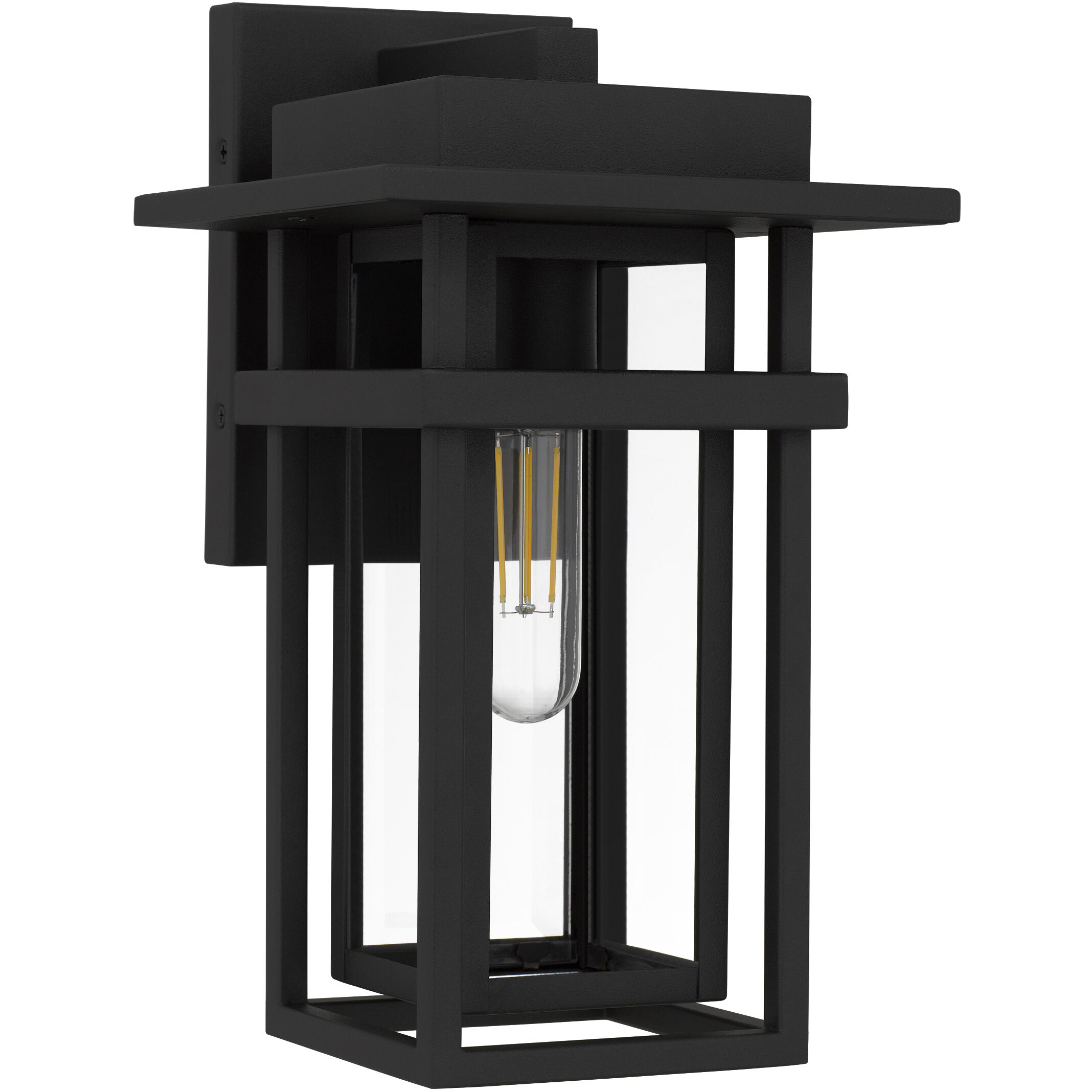 Morgan 1 Light 12 inch Earth Black Outdoor Wall Lantern