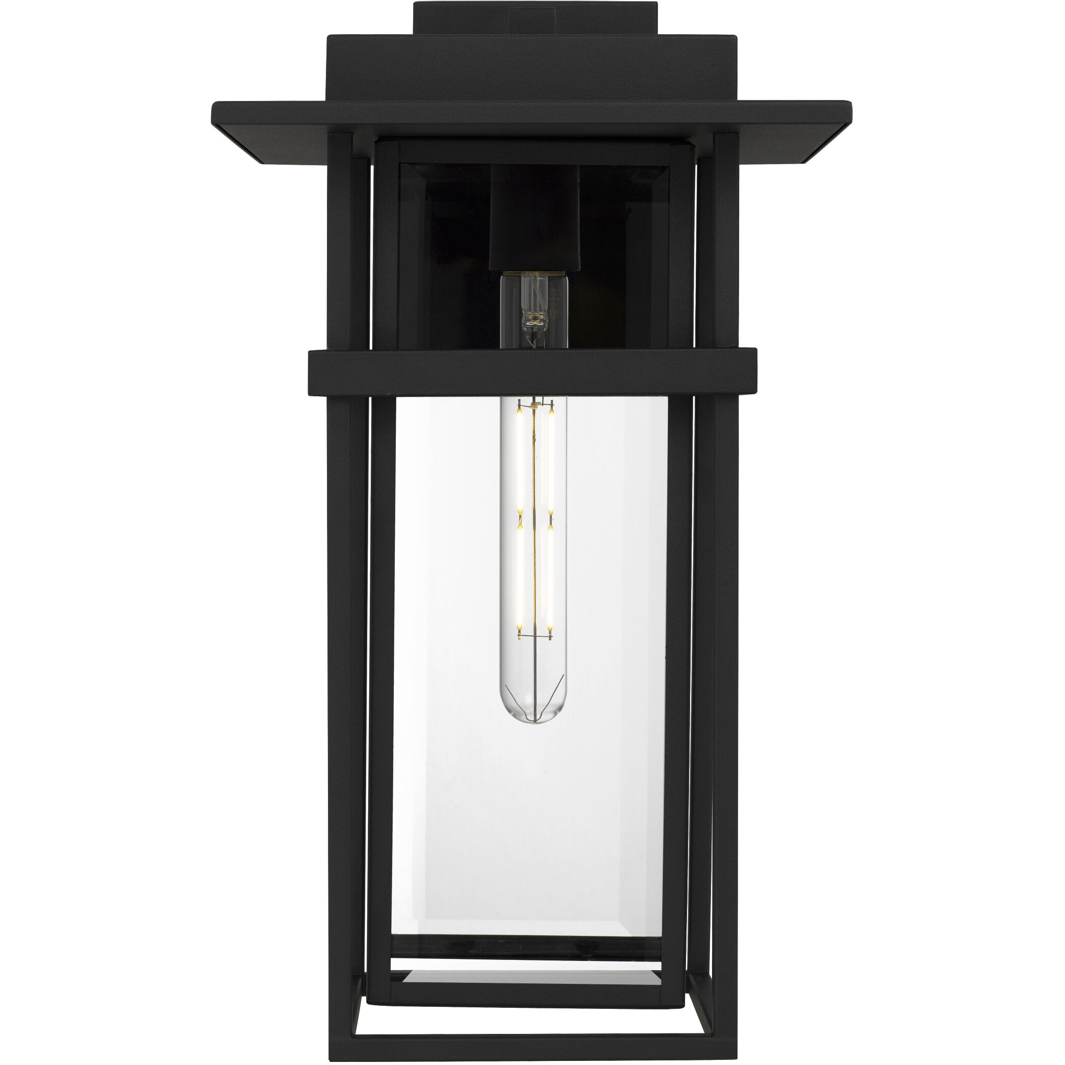 Morgan 1 Light 18 inch Earth Black Outdoor Wall Lantern