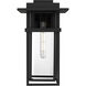 Morgan 1 Light 18 inch Earth Black Outdoor Wall Lantern