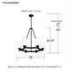 Penning 6 Light 28 inch Matte Black Chandelier Ceiling Light