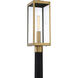 Westover 1 Light 21 inch Antique Brass Outdoor Post Lantern