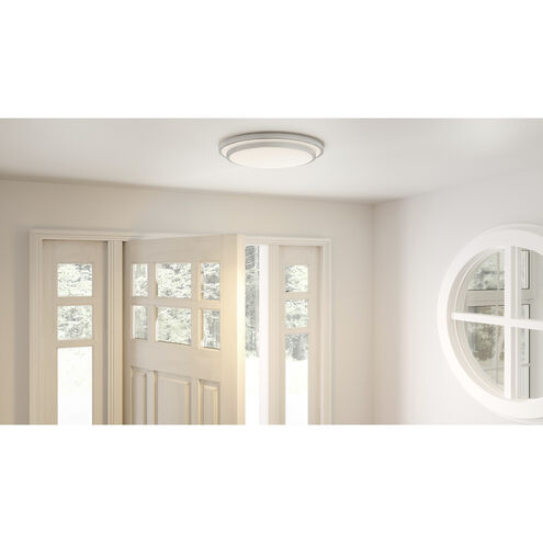 Irving 16 inch Brushed Aluminum Semi-Flush Mount Ceiling Light