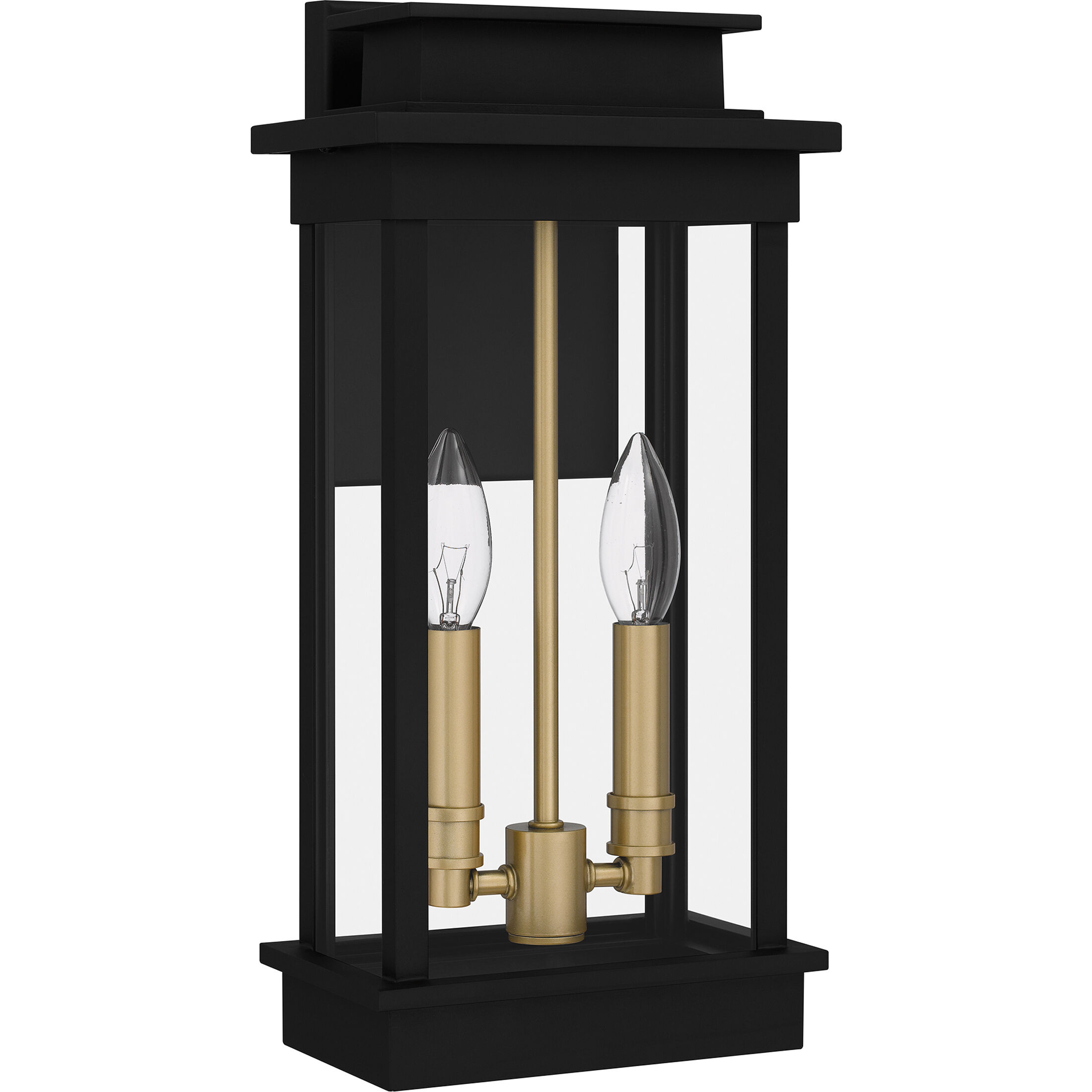 Quoizel NOE8407MBK Noelle 2 Light 16 inch Matte Black Outdoor Wall