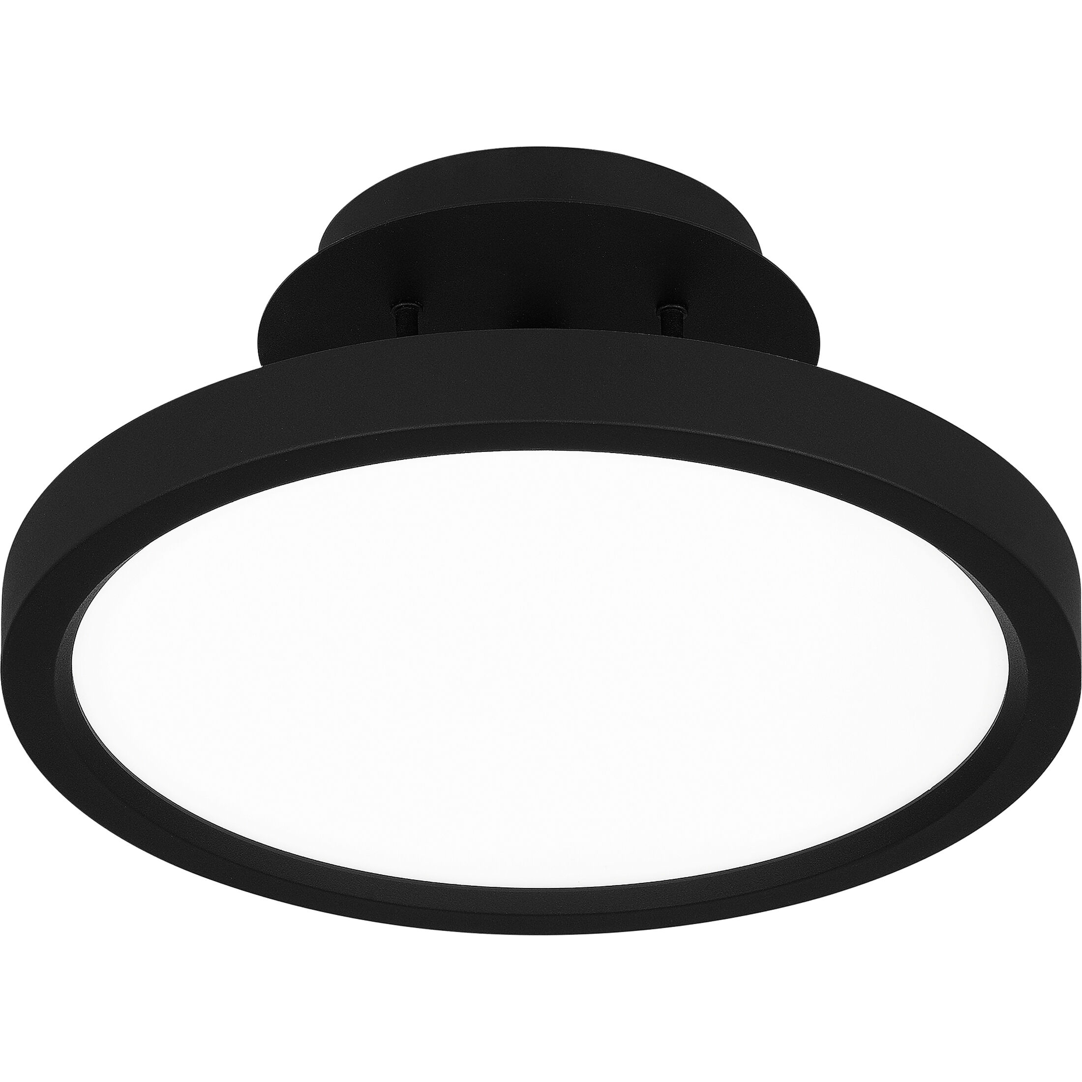 Outskirts LED 11 inch Earth Black Semi-Flush Mount Ceiling Light