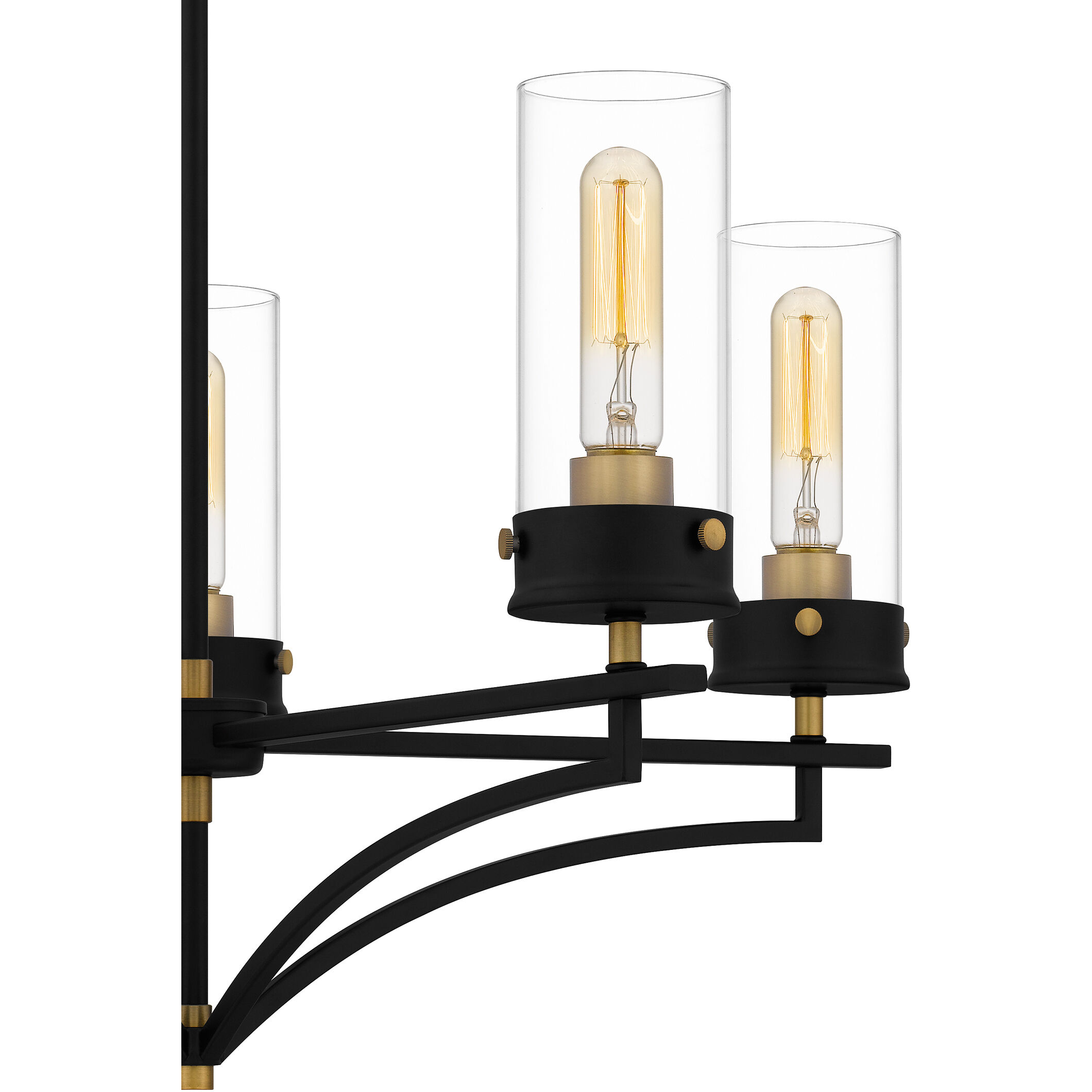 Hillside 5 Light 26.25 inch Matte Black Chandelier Ceiling Light