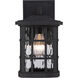 Stonington 1 Light 11 inch Mystic Black Outdoor Wall