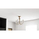 Remy 4 Light 16 inch Bronze Gold Semi-Flush Mount Ceiling Light, Large