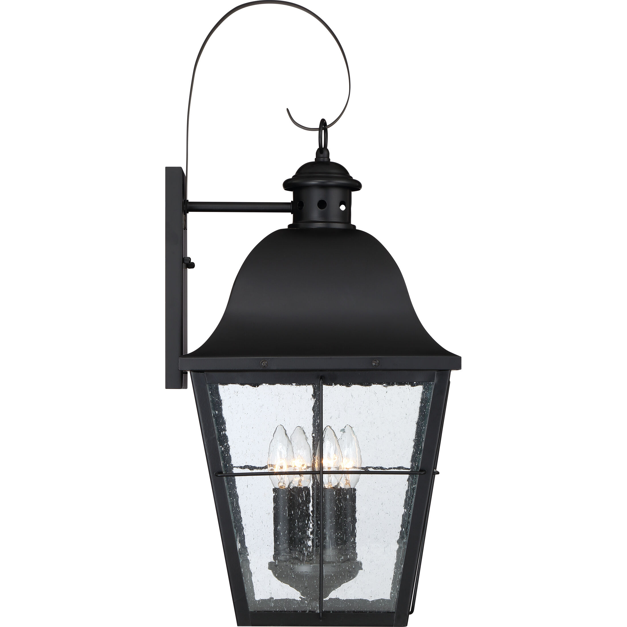 Millhouse 4 Light 27 inch Mystic Black Outdoor Wall Lantern