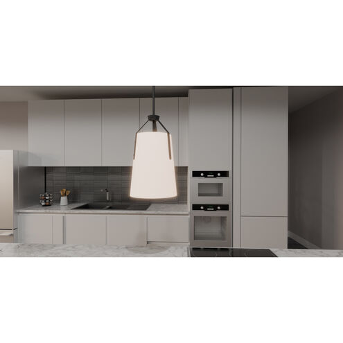 Faye 1 Light 11.25 inch Matte Black Mini Pendant Ceiling Light