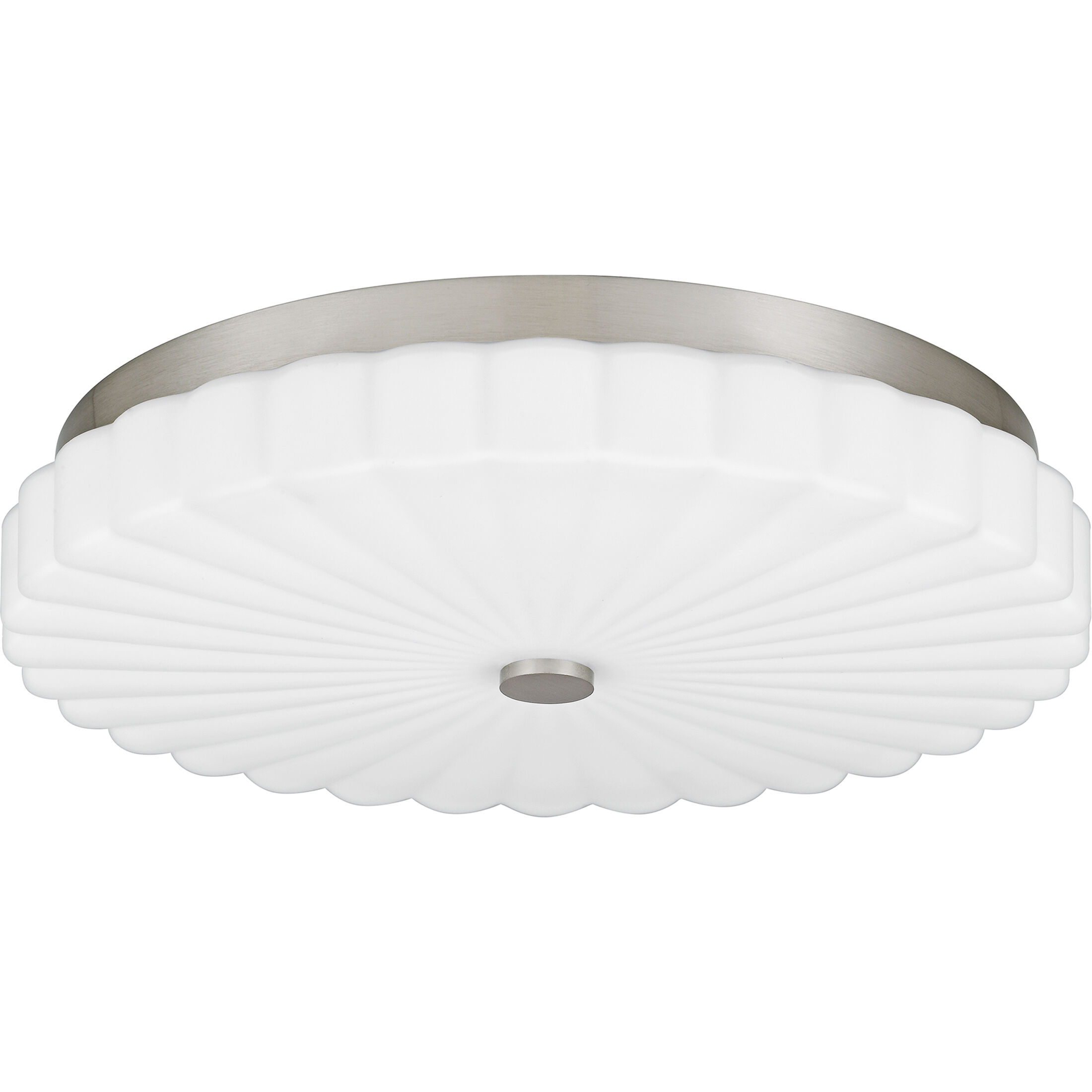 Cherbury LED 16 inch Brushed Nickel Flush Mount Ceiling Light, Medium