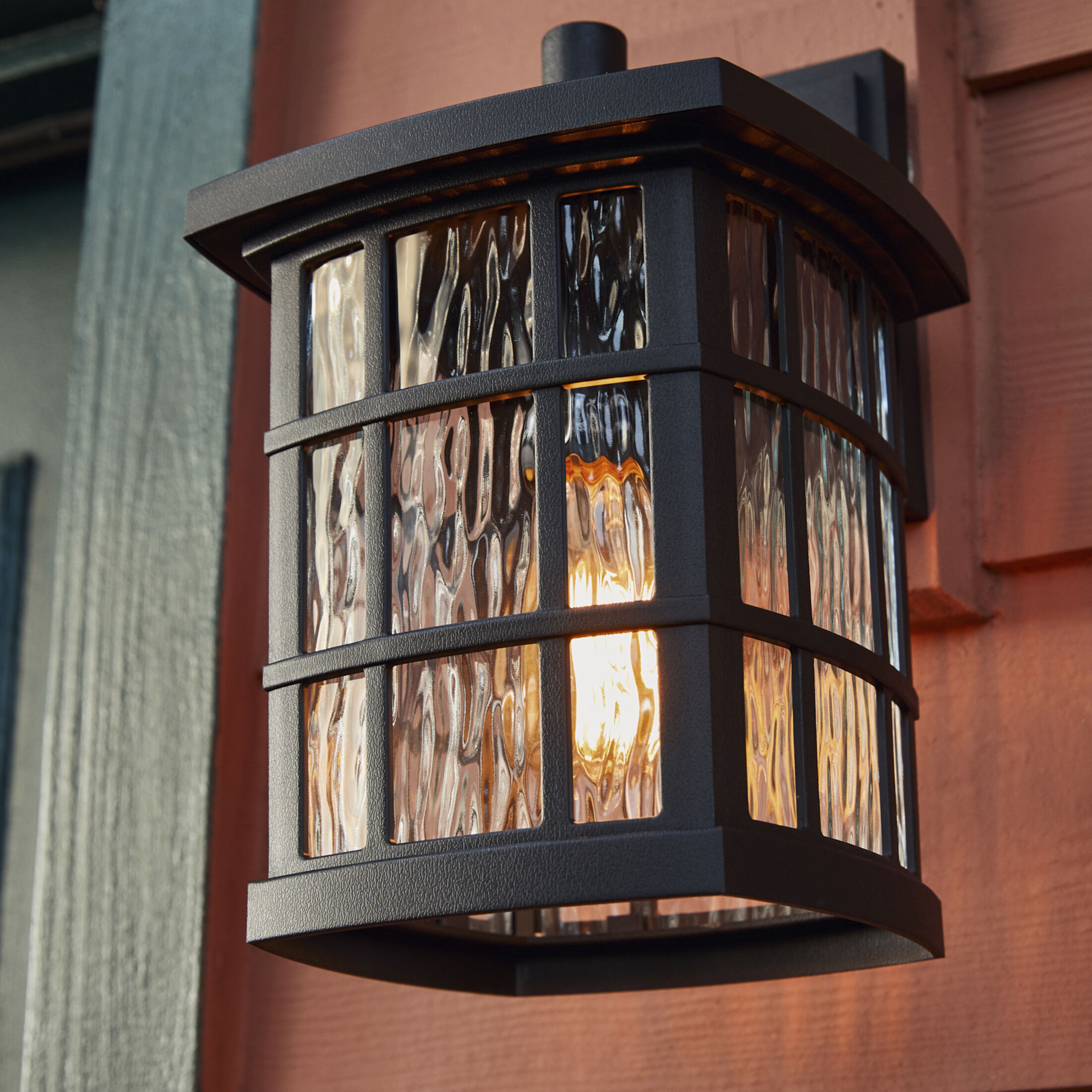 Stonington 1 Light 11 inch Mystic Black Outdoor Wall