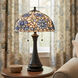 Wisteria Bloom 25.5 inch 75 watt Matte Black Table Lamp Portable Light