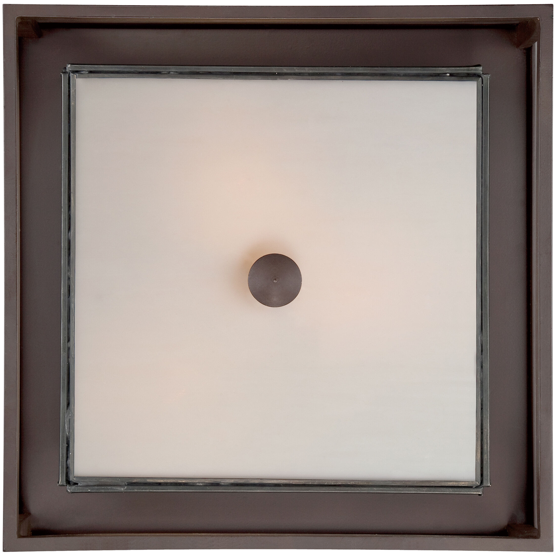 Powell 3 Light 13 inch Western Bronze Outdoor Semi-Flush Mount