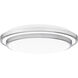 Irving 16 inch Brushed Aluminum Semi-Flush Mount Ceiling Light