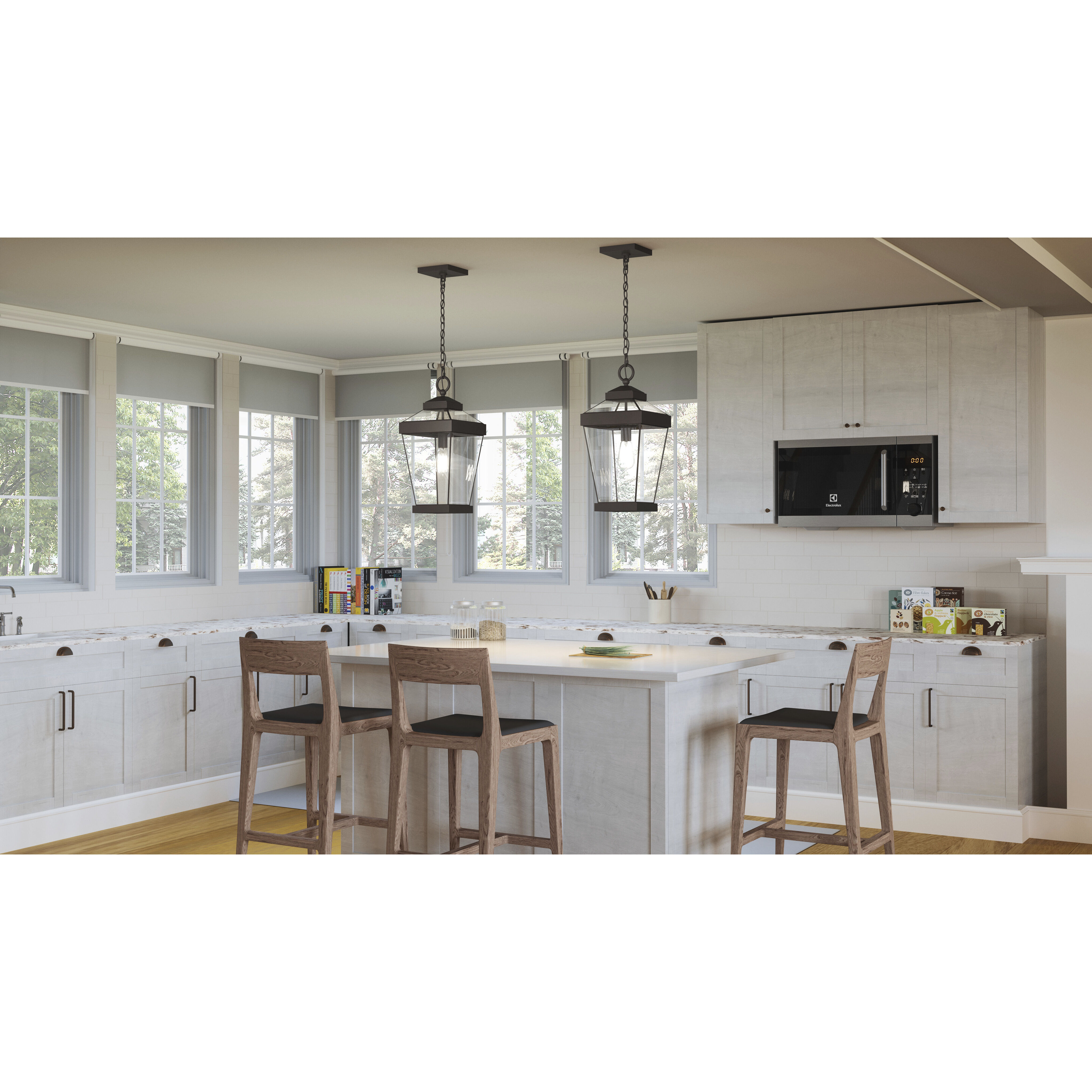 Ravine 1 Light 10 inch Western Bronze Mini Pendant Ceiling Light, Small