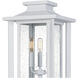 Wakefield 3 Light 19 inch White Lustre Outdoor Post Lantern