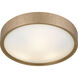 Grendelle LED 16 inch Bronze Gold Flush Mount Ceiling Light, Medium