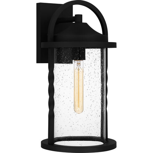 Reece 1 Light 17 inch Earth Black Outdoor Wall Lantern