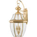 Newbury 2 Light 20 inch Polished Brass Outdoor Wall Lantern