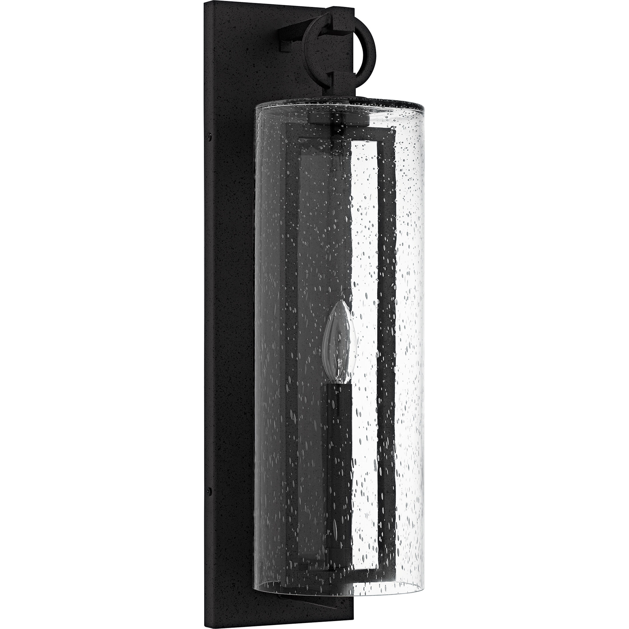 Redan 1 Light 22.25 inch Stone Black Outdoor Wall Lantern, Large