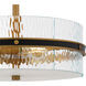Reagan 3 Light 16 inch Matte Black Semi-Flush Mount Ceiling Light, Medium
