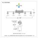Nicholas 5 Light 42 inch Brushed Nickel Bath Light Wall Light